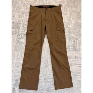 Wrangler ATG Mens All Terrain Gear Brown Cargo Pants Size 34x32 New